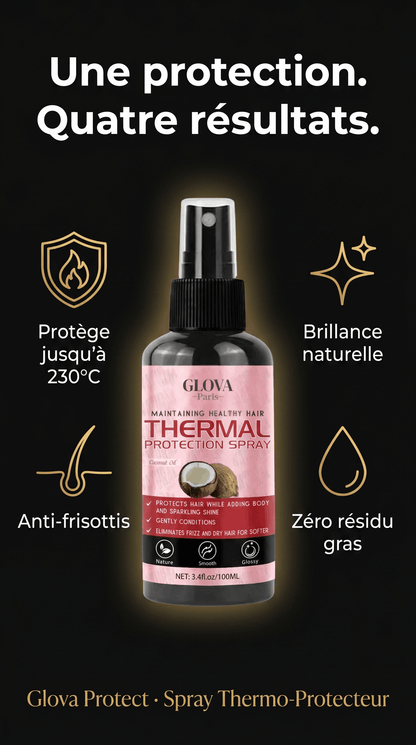 Glova Protect — Spray thermo-protecteur pour cheveux naturels et courts