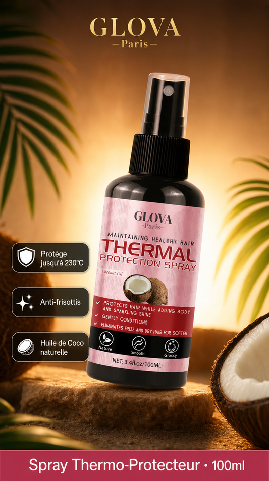 Glova Protect — Spray thermo-protecteur pour cheveux naturels et courts